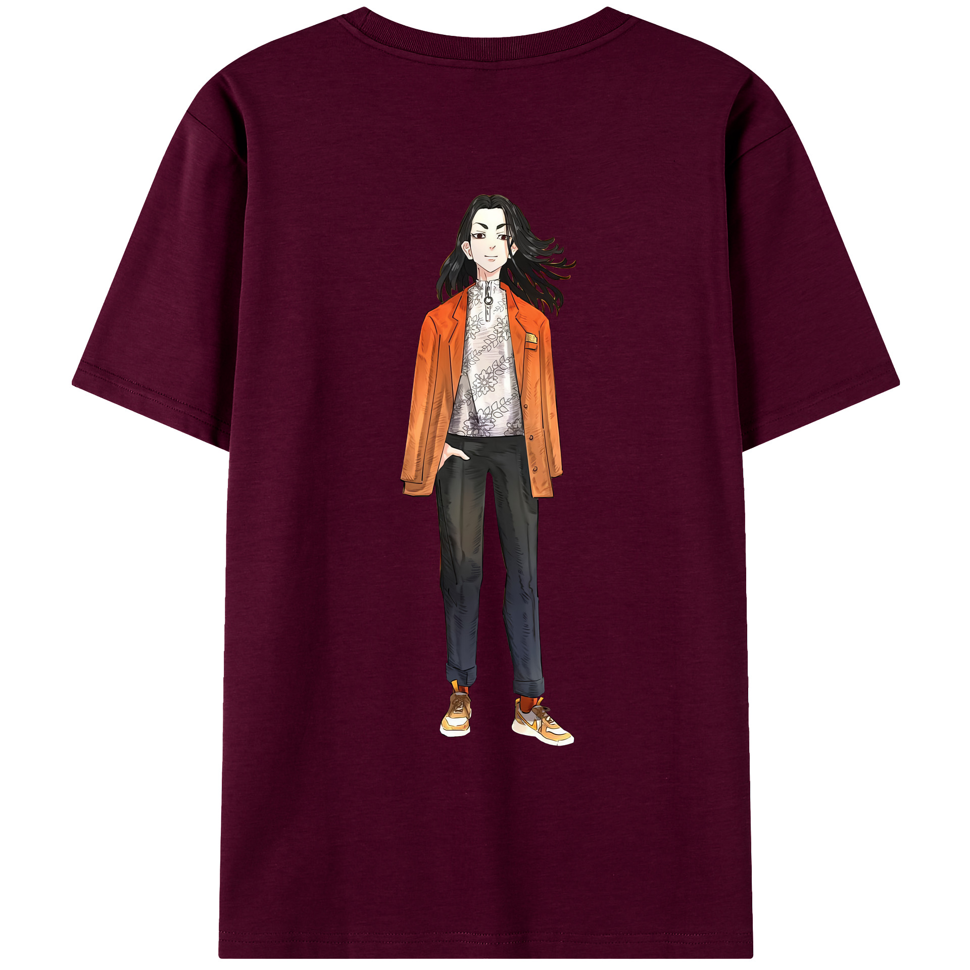 （画像用） 東京リベンジャーズ Tokyo Revengers レディース半袖Tシャツ(バックプリント)